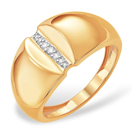 Кольцо, золото, фианит, К43214739